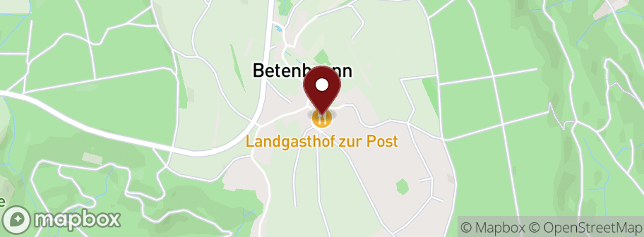 Kartenansicht: Landgasthof zur Post Landgasthof zur Post, Betenbrunn 17, 88633 Heiligenberg
